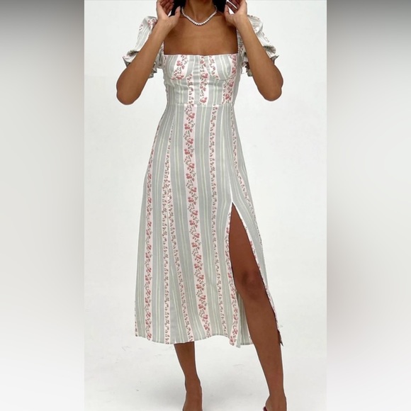 WeWoreWhat Floral MIDI dress - Picture 4 of 8